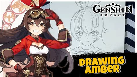 Drawing Amber Genshin Impact Youtube