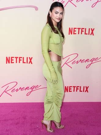 American Actress Camila Mendes Wearing Versace Editorial Stock Photo