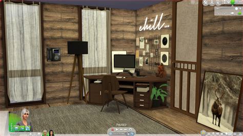A Cozy Little Workroom I Made Rsims4