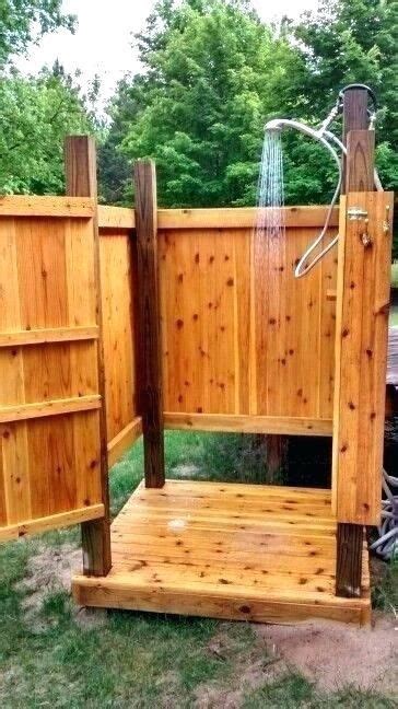 Diy Simple Outdoor Shower Outdoor Bathroom Design