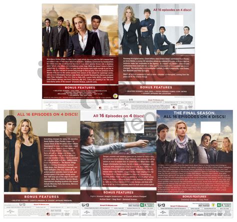 Covert Affairs Season 1 5 The Complete Series Boxset On Dvd Movie