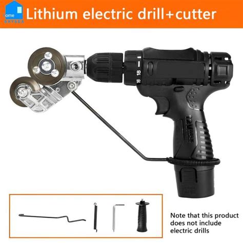 Skysea Electric Drill Plate Cutter Double Headed Metal Sheet Cutter