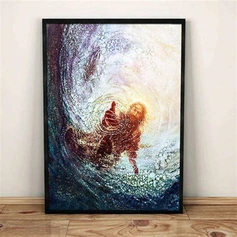 The Hand Of God Painting By Yongsung Kim Poster Blinkenzo