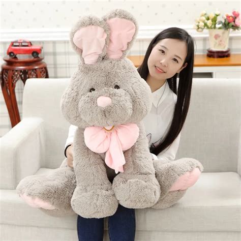 28inch Giant Bunny Plush Toy Stuffed Animal Big Rabbit Doll T For