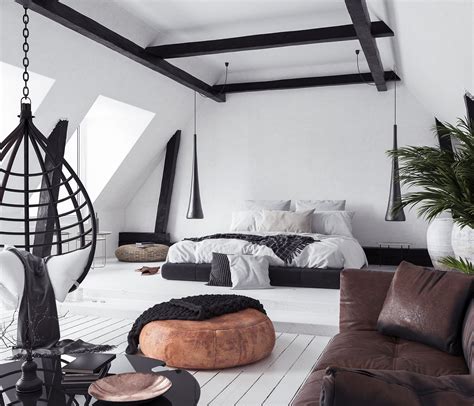 Scandinavian Bedroom Design Bedroom Scandinavian Funky Living Room