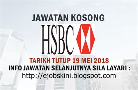 Guru tabika perpaduan gred s29. Jawatan Kosong HSBC Bank Malaysia Berhad - 19 Mei 2018