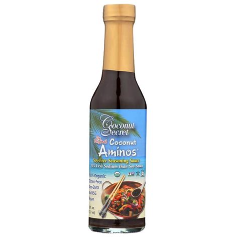 Coconut Secret Coconut Aminos Seasoning Sauce 8oz Vegan Essentials