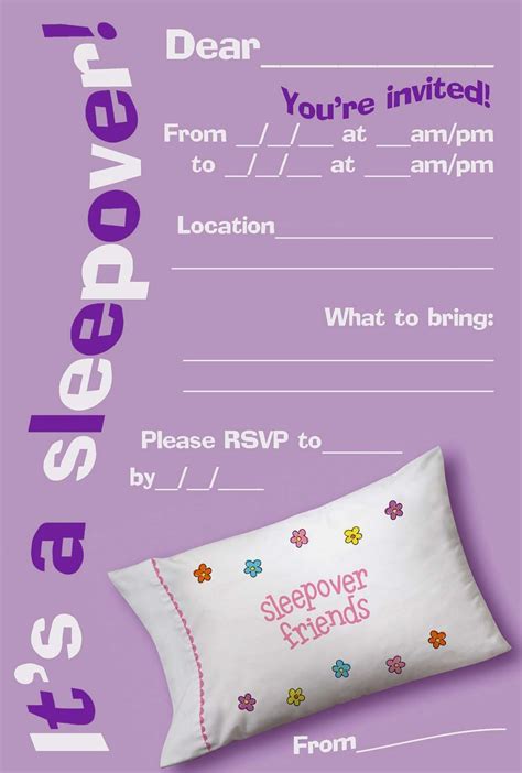 Hello Kitty Coloring Free Printable Sleepover Slumber Party