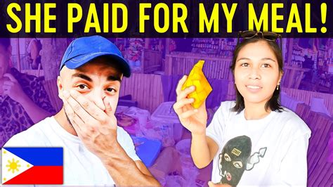 she paid for my meal philippines generosity 🇵🇭 youtube
