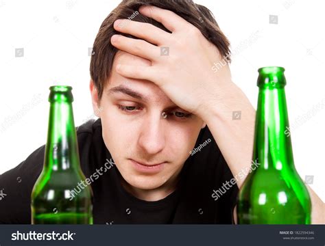 Sad Young Man Alcohol Addiction Beer Stock Photo 1822594346 Shutterstock
