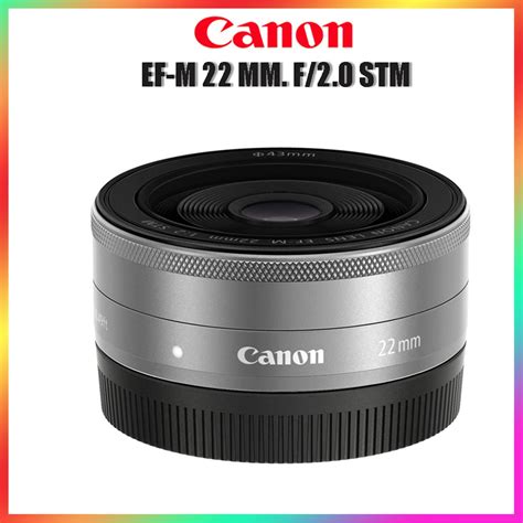 Canon Ef M 22mm F20 Stm สินค้ารับประกันศูนย์ เลนส์ถอด สี Silver