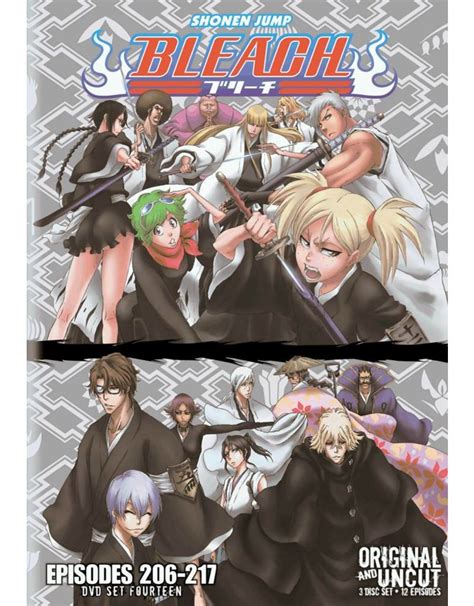 Viz Media Bleach Uncut Set 14 Eps 206 217 Dvd Collectors Anime Llc