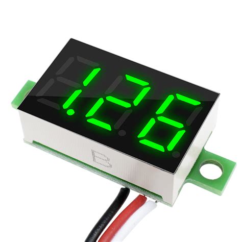 036 Dc 0 30v Led Panel Voltage Meter 3 Digital Display Voltmeter 3