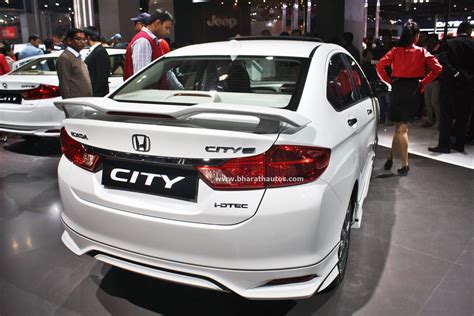 Honda City Kitted Up Model With Black Interior At 2016 Auto Expo