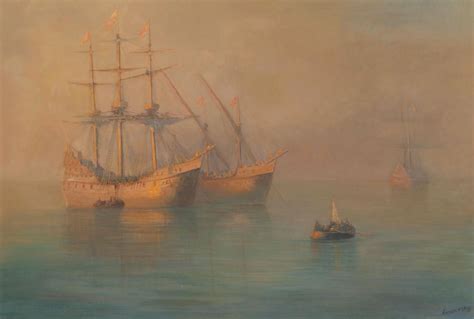Ships Of Columbus 1880 Ivan Aivazovsky