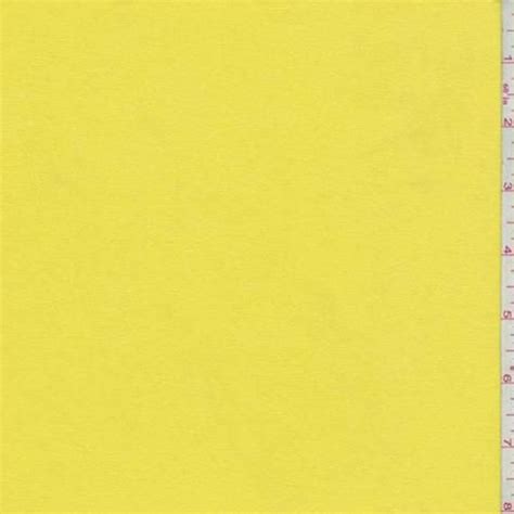 Bright Yellow Rayon Jersey Knit Fabric By The Yard Etsy Ultrasuede