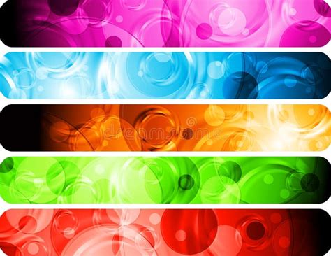 Vibrant Banners Stock Vector Illustration Of Color Pattern 23071835