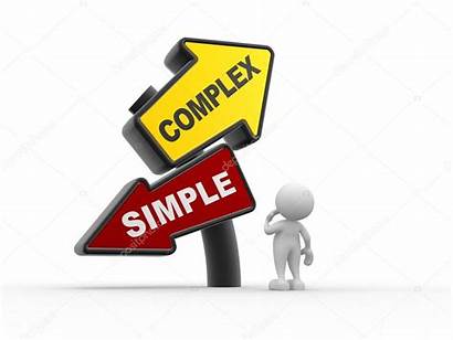Complex Simple Clipart Difficult Keep Person 3d