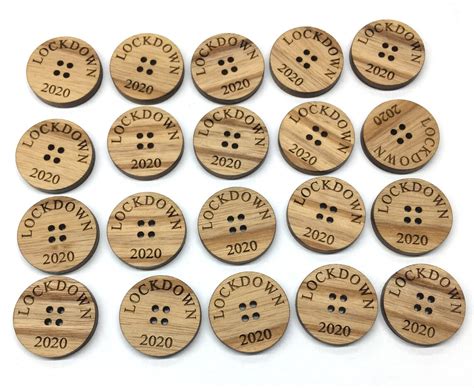 Personalized Logo Name Custom Button Personalized Wood Buttons Etsy