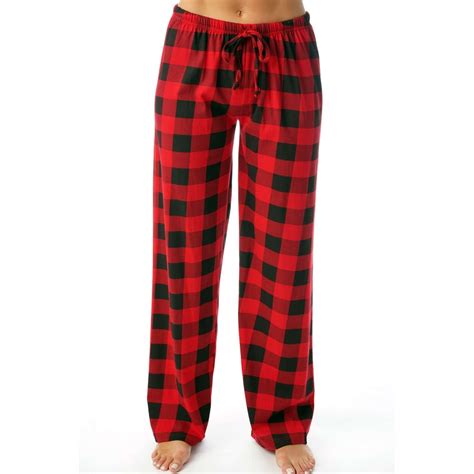 Just Love Just Love Women Buffalo Plaid Pajama Pants Sleepwear Red