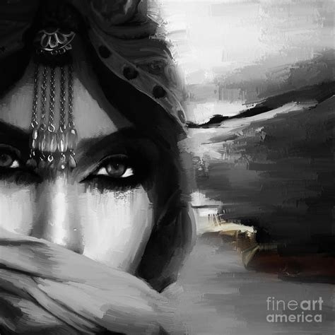 Arabian Woman Painting By Gull G Pixels
