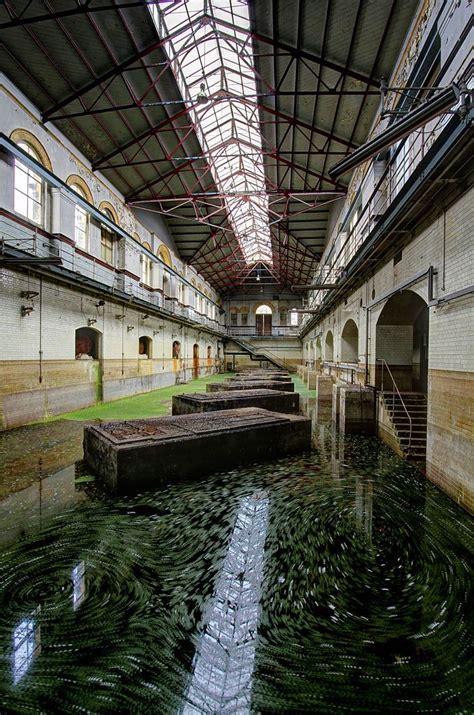 Flooded Ruins Of C Station In The Abbey Mills Sewer Pumphouse London