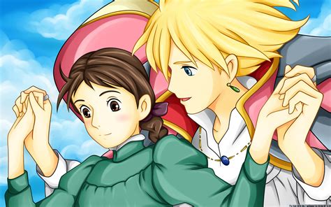 Enchanted Escape Howl S Moving Castle Hd Wallpaper Free Download