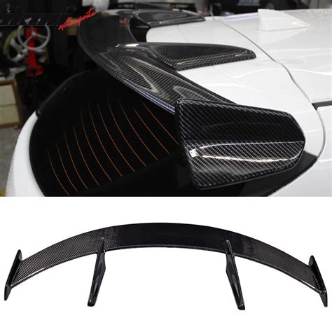 Compatible With 14 17 Mazda 3 5Dr Hatchback KS Style Rear Roof Spoiler