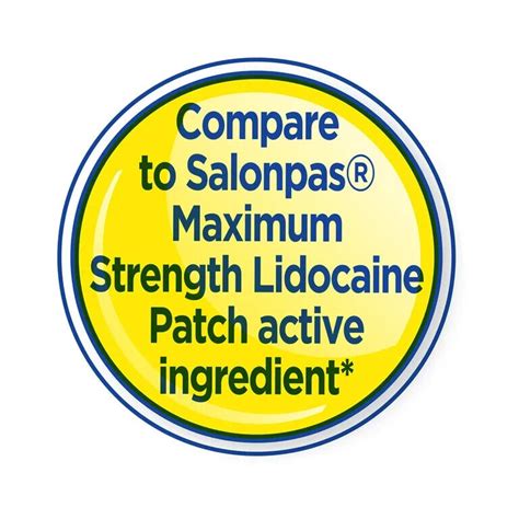 Equate Maximum Strength Lidocaine Pain Relieving Patches 6 Count Ebay