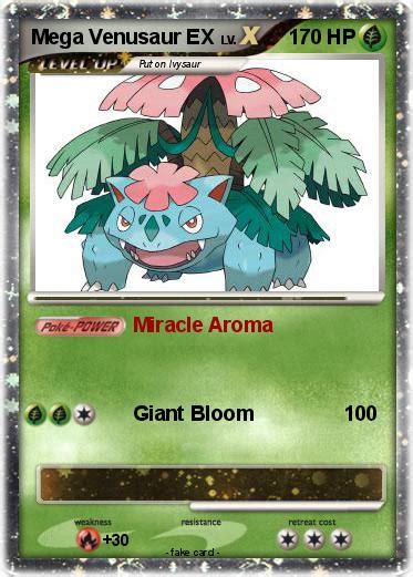 Pokémon Mega Venusaur Ex 23 23 Miracle Aroma My Pokemon Card