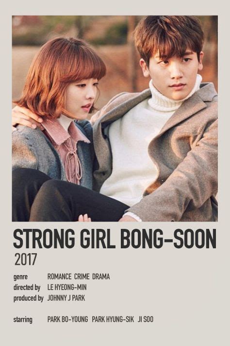 Strong Girl Bong Soon Minimalistpolaroid Poster Korean Drama Series