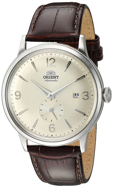 Amazon Orient Men S Bambino Small Seconds Stainless Steel Japanese