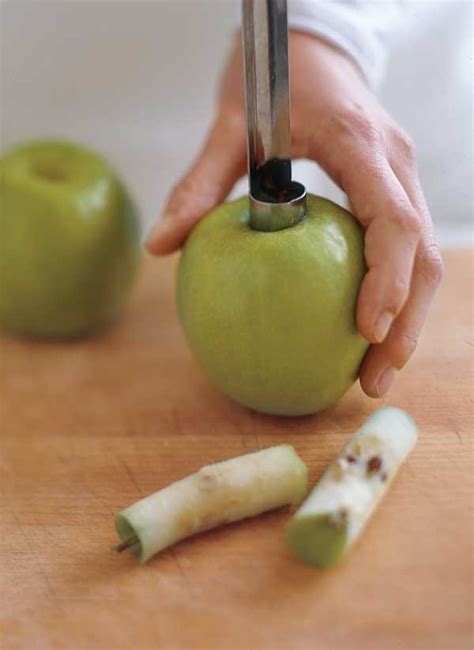Here's how to safely core an apple using just a paring knife. How To Peel and Core an Apple | Williams-Sonoma Taste