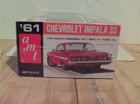 Amt 1961 Chevrolet Impala Ss Model Kit Sealed In Box 101312