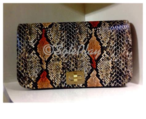 Snakeskin Print Clutch With Sling Printed Clutch Me Too Shoes Clutch