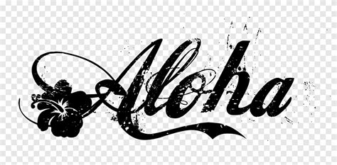 Descarga gratis Ilustración de texto de aloha hawaii aloha soporte remo de canoa aloha
