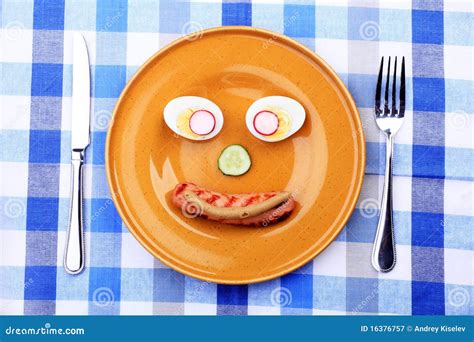 Smiley Food Stock Image Image Of Ingredient Face Appetizing 16376757