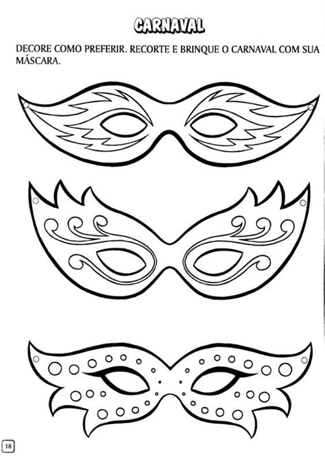 Moldes Para Imprimir De Antifaz Imagui Mascaras Carnaval Máscaras