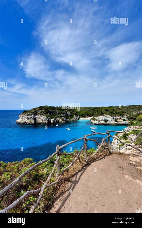 Cala Macarelleta Minorca Menorca Spain Stock Photo Alamy