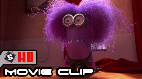 Despicable Me 2 Movie Clip The Purple Minion Attacks 2013 Hd Youtube