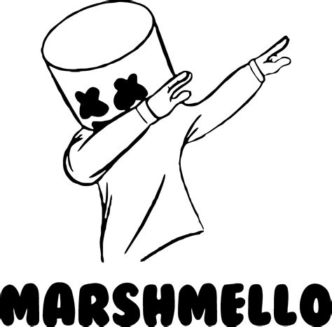 Marshmallow Svg Marshmello Svg For Cricut Dj Marshmello Svg