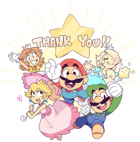 Thank You So Much For To Playing My Game Super Mario Art Super