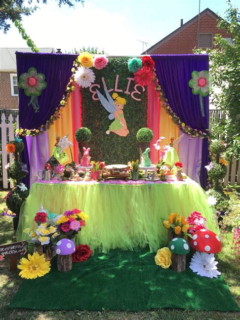 Tinkerbell Birthday Party Ideas Photo 1 Of 18 Catch My Party