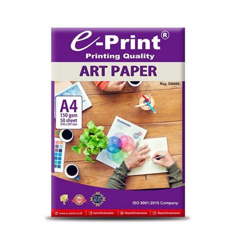 Jual E Print Art Paper A Gsm Kertas Art Paper Eprint A