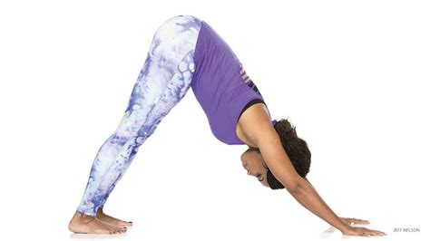 Use this pose to release stress and tension, and remind yourself that you can stand strong, that you starting off with sun salutations (surya namaskar) is always nice, since it moves all of the major joints and. Downward-Facing Dog | Yoga poses, Yoga sequences, Poses