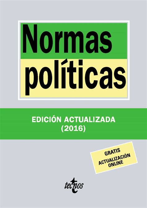 Normas Politicas Ed Vv Aa Comprar Libro