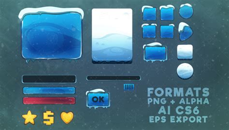 Frozen User Interface Gamedev Market