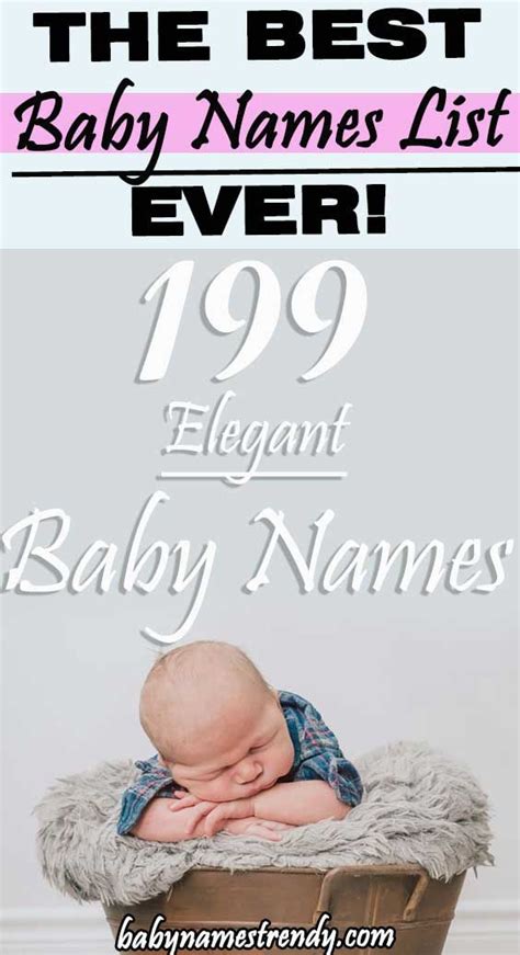 Top 199 Elegant Baby Names With Meanings That Are Posh And Refined