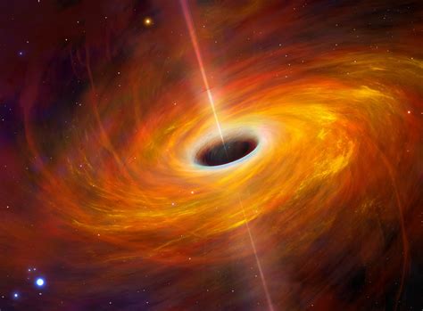 Astronomers Capture First Image Of A Super Massive Black Hole Spin1038