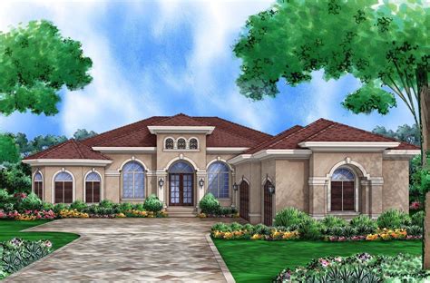 Mediterranean House Plan Small Home Floor Plan With S